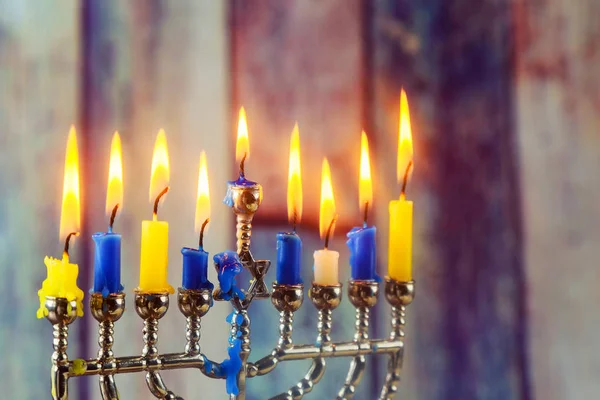 Hanukkah, 빛의 유태인 축제 — 스톡 사진