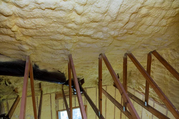 The texture of solidified foam for thermal insulation of walls — Stock Image The texture of solidified foam for thermal insulation of walls Stock Photo