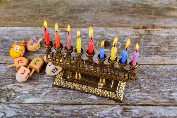 Hanukkah, den judiska festivalen of Lights — Stockfoto