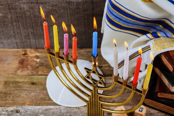 Hanuka, ışıkların Yahudi Festivali — Stok fotoğraf
