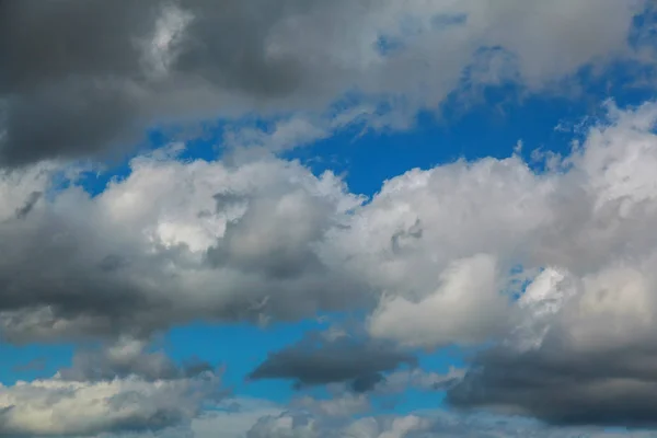 Blue perfect sky sea of clouds from high altitude space — Stock Photo, Image