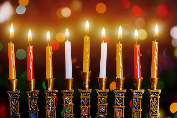 Chanoeka, het Joodse Festival van lichten — Stockfoto
