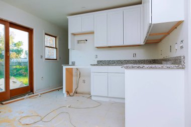 Ocak aspiratör ile Mutfak Dekorasyon İnşaat