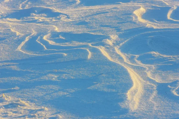 Hoge hoekmening van sneeuw textuur, achtergrond met — Stockfoto