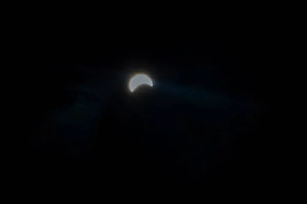 Eclipse solar, Nueva York NY agosto 21 2017 —  Fotos de Stock
