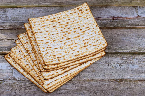 Symbol För Påsk Judiska Matzoh Bröd Semester Matzoth Fest — Stockfoto