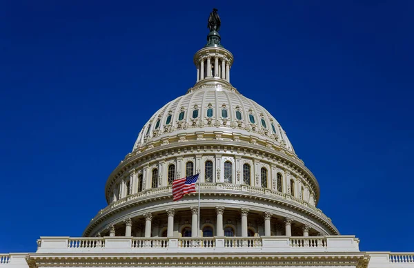 国会大厦风景秀丽的民主观点 华盛顿特区 Usa — 图库照片