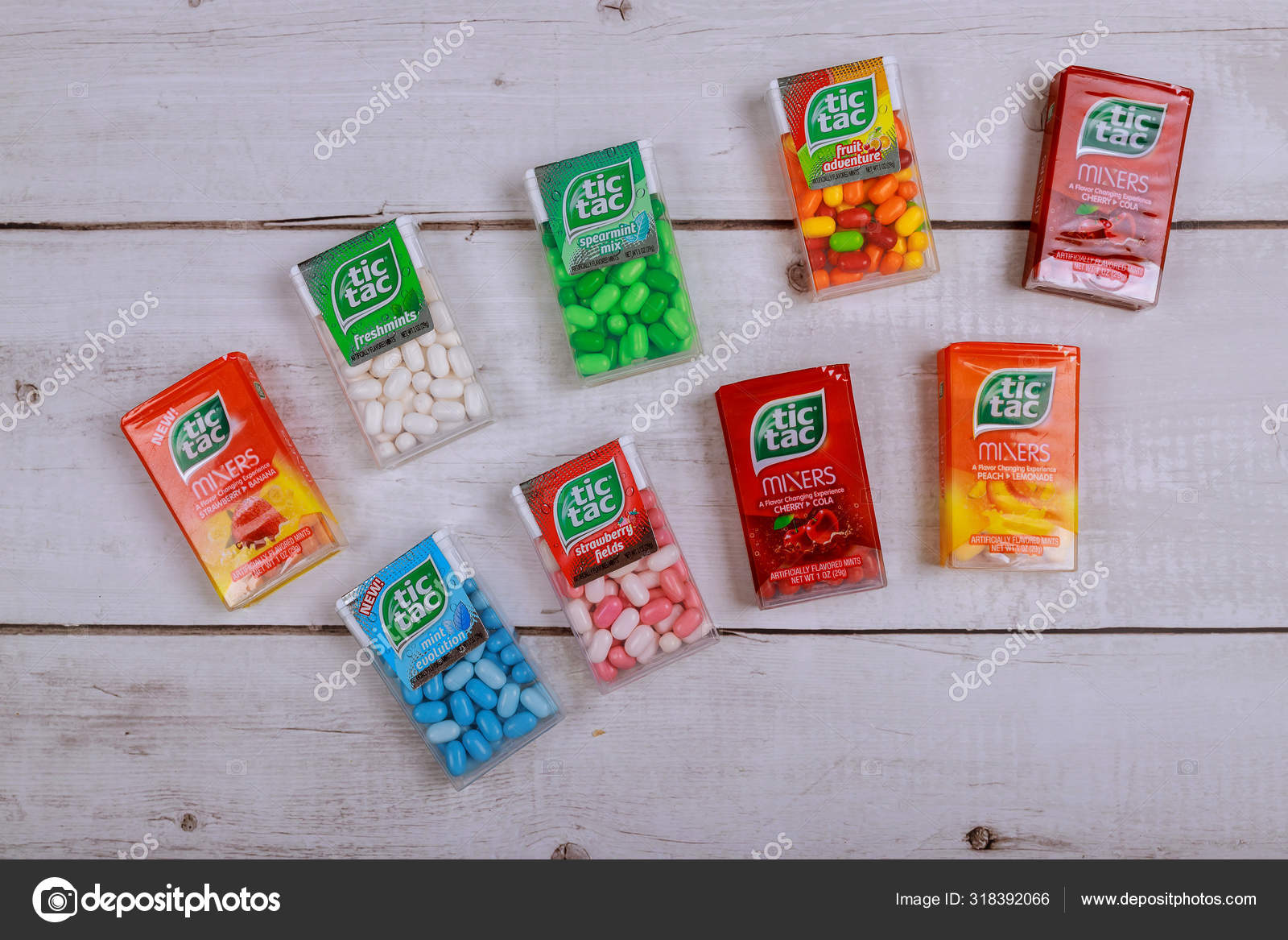 Many Tic Tac Candy Packages Close Up Tic Tac Is Popular Hard Mints Produced By Ferrero Since 1968 Stock Editorial Photo C Photovs