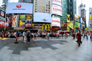 New York Times Meydanı 'ndan New York City.