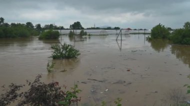 Flooded for springfield flooded high water of a small river
