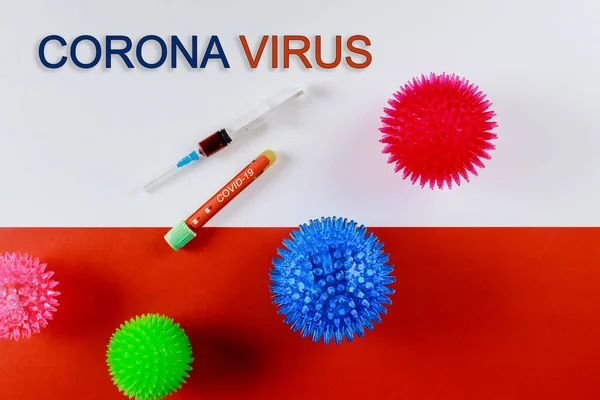 Muestra Sangre Infectada Por Sonda Cuarentena Virus Corona Pandémica Global — Foto de Stock