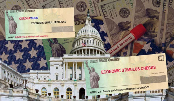 Amerikanischer Senat Erhält Finanzielle Soforthilfen Für Word Covid Zur Globalen — Stockfoto