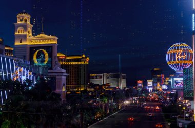 LAS VEGAS, Nevada ABD - 29 Mart 2020: Las Vegas Bellagio Otel Kumarhanesi