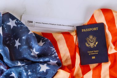 Amerikan bayrağı, Form 7200, İşveren Kredilerinin Ödemesi COVID-19 nedeniyle ABD pasaportu
