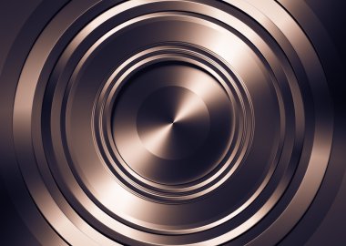 Yansıma metal daire.