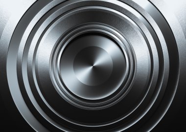 Yansıma metal daire.