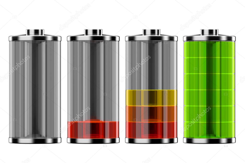 The status of the battery.