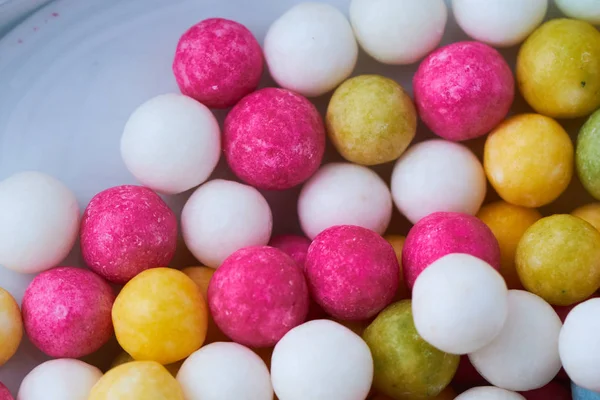 Azúcar caramelo bolas de colores — Foto de Stock