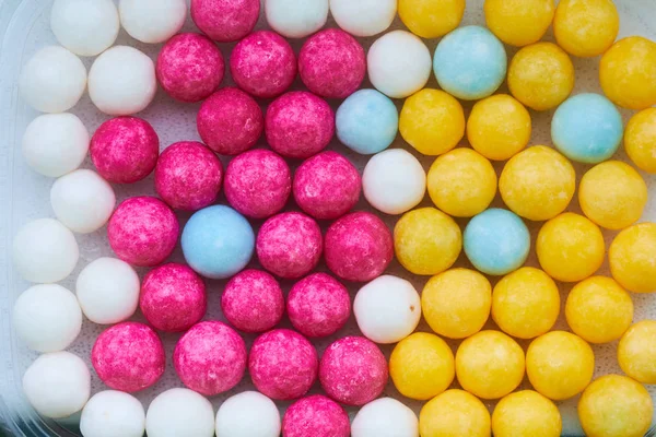 Bolas de azúcar de color caramelo — Foto de Stock