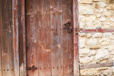 Vintage eski ahşap kapı