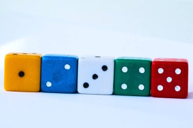 renkli poker dice