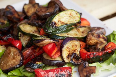 lezzetli lezzetli sebze ızgara