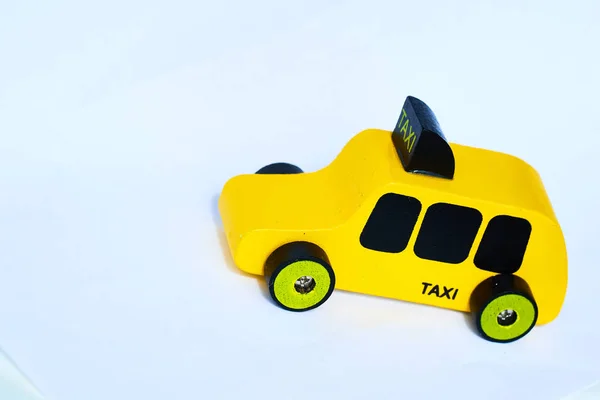 Small toy taxi — Stock Photo, Image