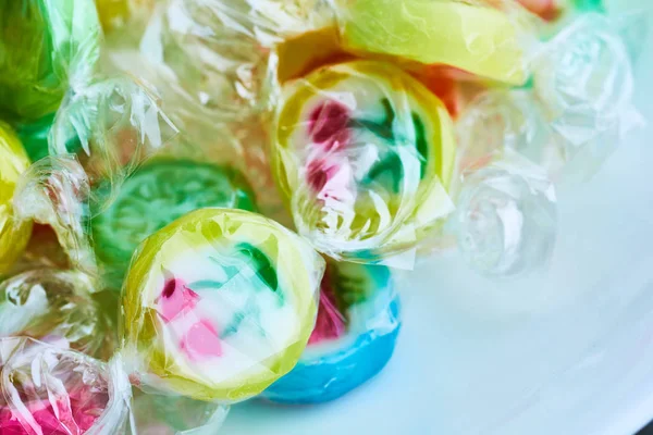 Candy lollipops colored fruit — Stock Photo, Image