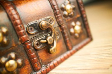 Vintage göğüs yakın çekim