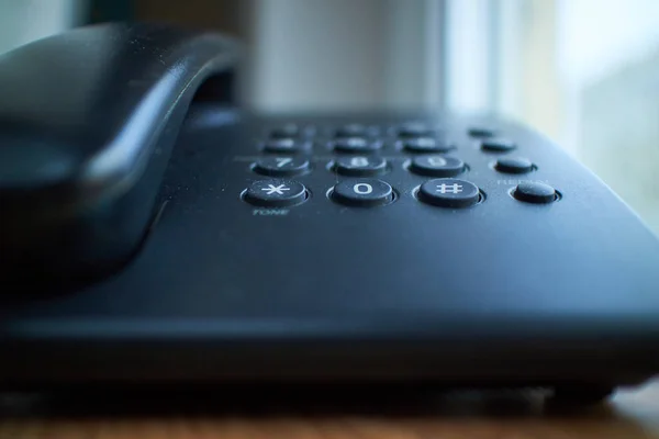 Festnetztelefon aus nächster Nähe — Stockfoto