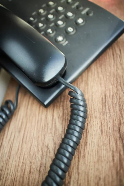 landline phone close up