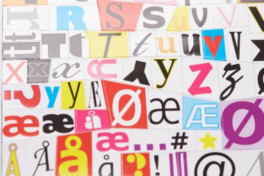 gazete kupürleri gelen mektuplar