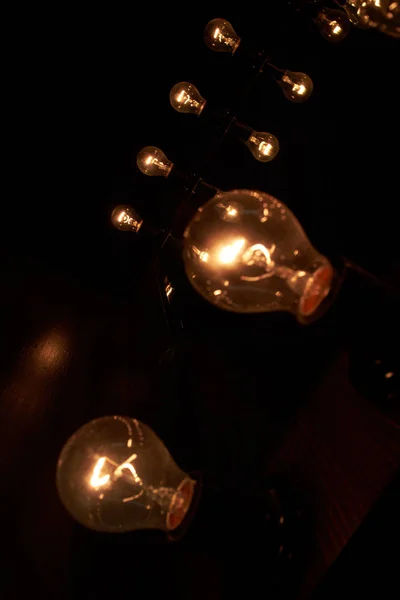 Lighting in dressing room — Stock Photo, Image