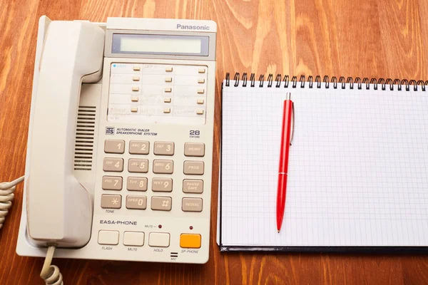 Landline phone close up — Stock Photo, Image