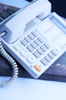 sabit telefon yakın çekim