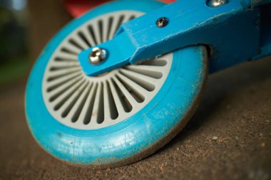 Tekme scooter yakın çekim