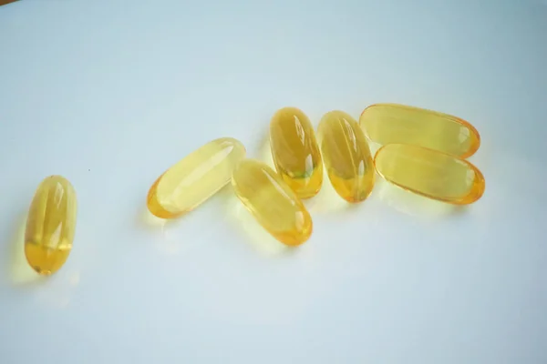 Omega 3 comprimidos — Fotografia de Stock