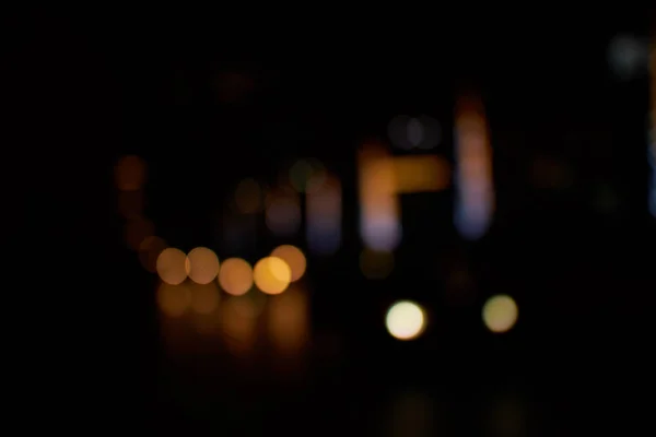 Θολή νύχτα τα φώτα της πόλης Ντουμπάι — Φωτογραφία Αρχείου
