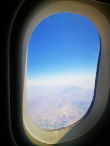 Solo Pode Ser Visto Pórtico Aeronave Alta Altitude Vista Pórtico — Fotografia de Stock