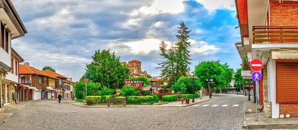 Calles del casco antiguo de Nessebar, Bulgaria — Foto de Stock