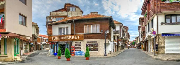 Calles del casco antiguo de Nessebar, Bulgaria — Foto de Stock