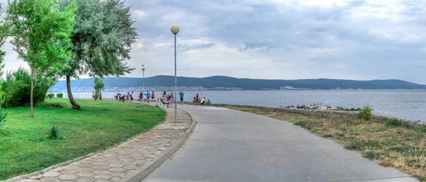 Embankment and Boulevard en Nessebar, Bulgaria —  Fotos de Stock