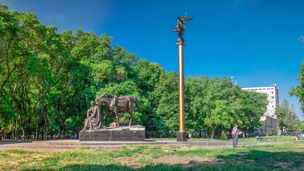 Monument voor Ataman Anton Golovaty in Odessa, Oekraïne — Stockfoto