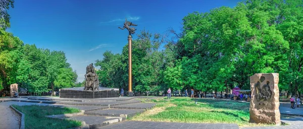 Denkmal für ataman anton golovaty in odessa, ukraine — Stockfoto