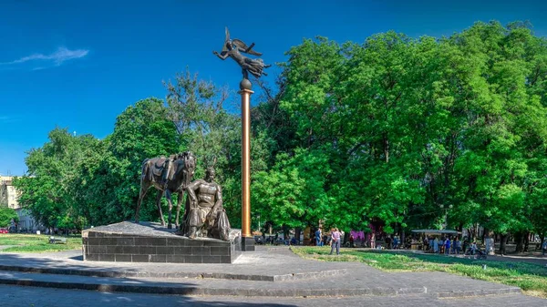 Odessa, Ukrayna 'daki Ataman Anton Golovaty Anıtı — Stok fotoğraf