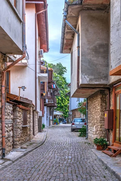 Улицы старого города Несебр, Болгария — стоковое фото