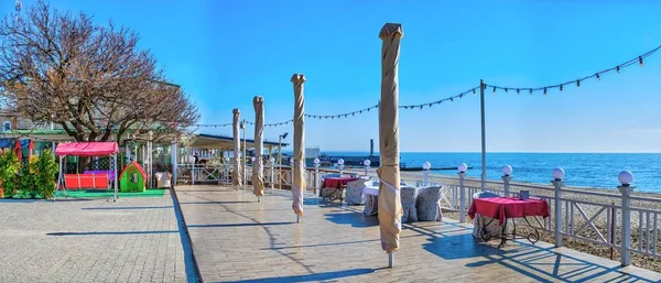 Langeron Beach in Odessa, Oekraïne, in het voorjaar — Stockfoto