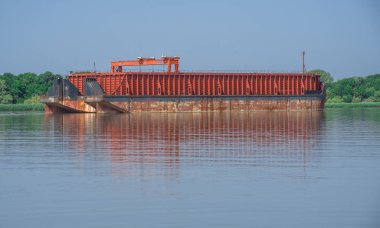 Ukrayna 'nın Vilkovo köyü yakınlarındaki Tuna Nehri.