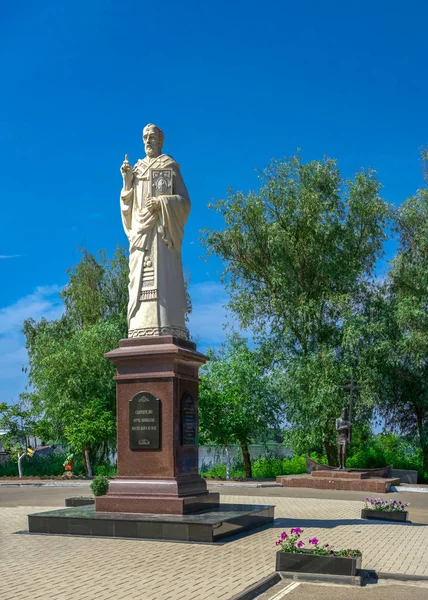 Monument à Saint Nicolas à Vilkovo, Ukraine — Photo