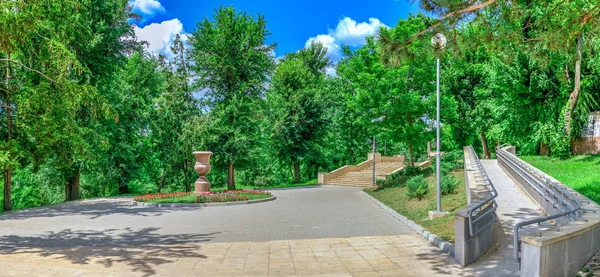 Kaskádové schody v Kišiněvě, Moldavsko — Stock fotografie